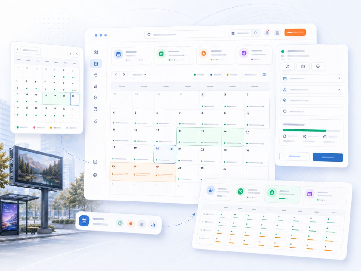 Monthly availability calendar of a listing with booked and free days